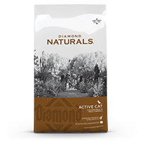 Diamond Naturals Active Cat Chicken Meal & Rice Formula bag front | Diamond Pet Foods