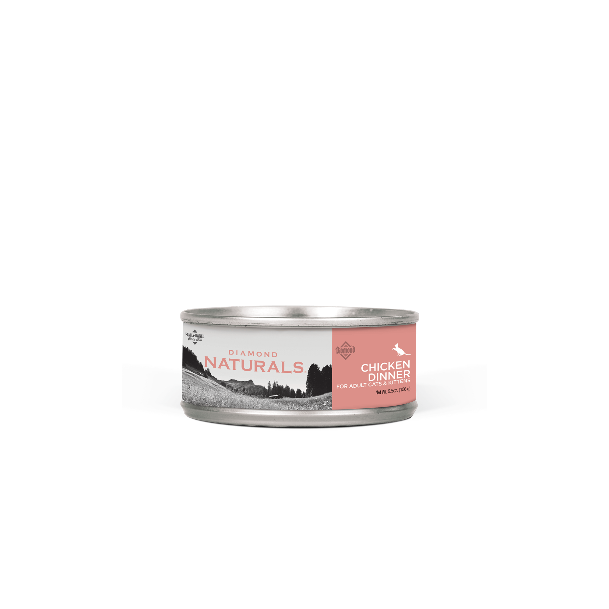 chicken dinner for cats front of can | Diamond Naturals