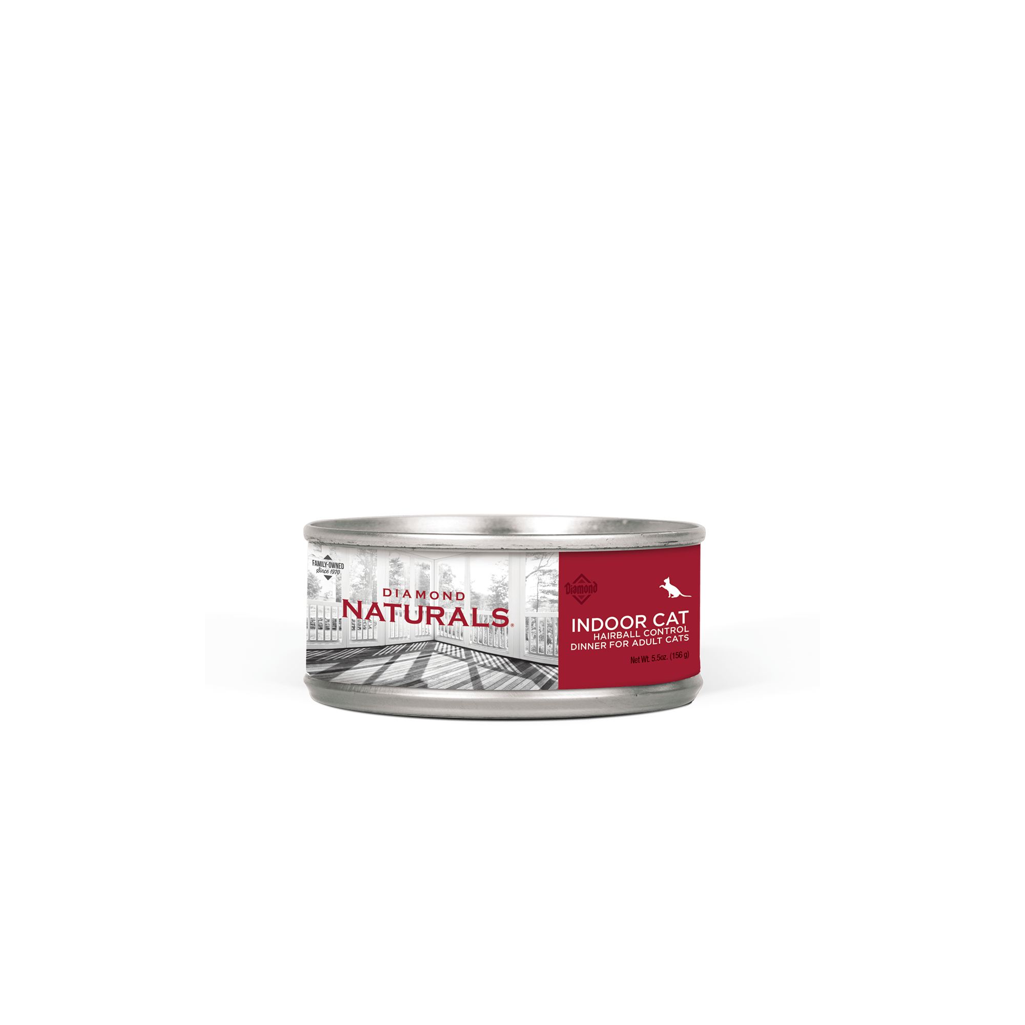 Diamond Naturals Hairball Control Canned Dinner for Adult Cats product packaging