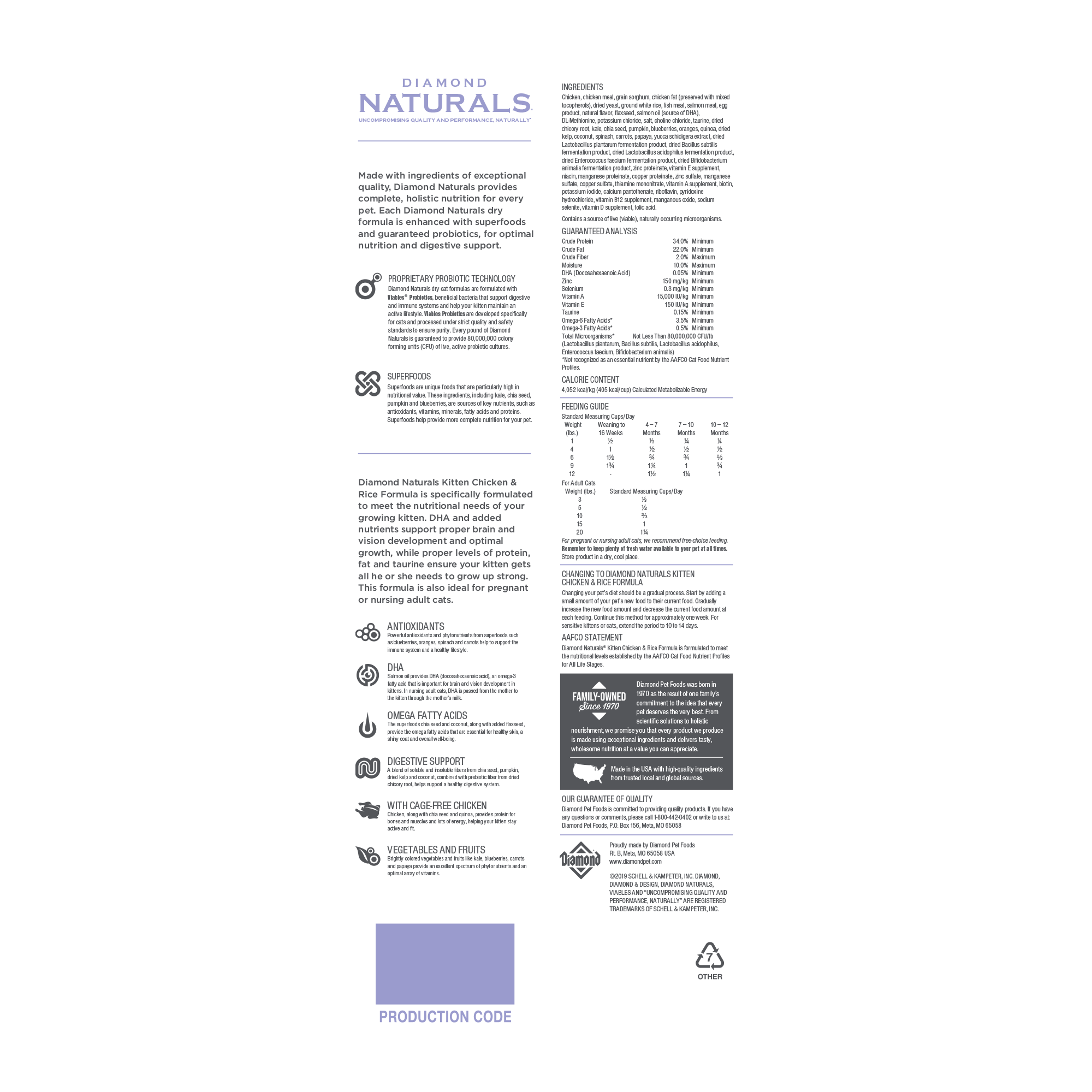 diamond naturals kitten food
