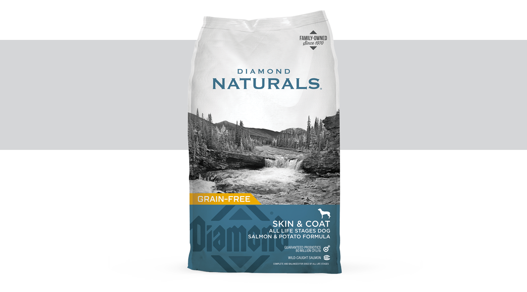 Skin & Coat All Life Stages Dog Salmon & Potato Dog Food Diamond Naturals