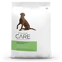 The front of a bag of Diamond Care Sensitive Skin Formula for Adult Dogs.