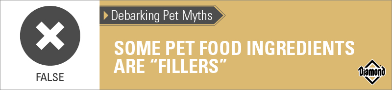 False: Some Pet Food Ingredients Are "Fillers" | Diamond Pet Foods