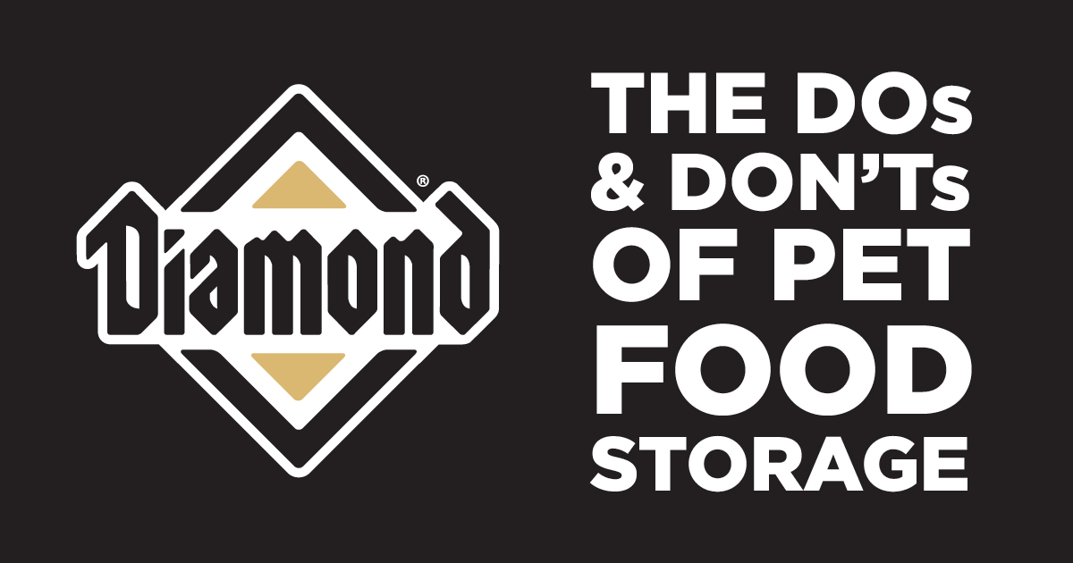 The do's and don'ts of pet food storage.