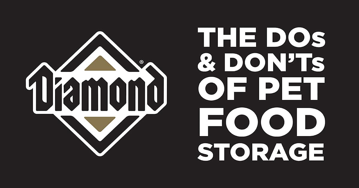 The do's and don'ts of pet food storage.